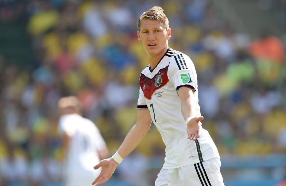 Il tedesco Bastian Schweinsteiger, Bayern Monaco. Epa